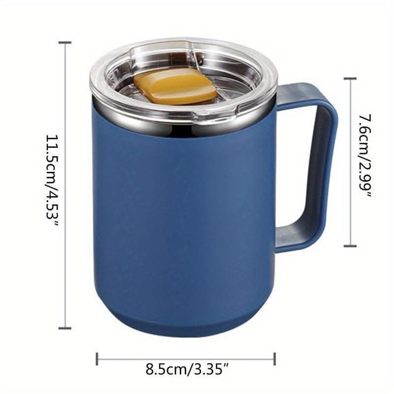 Premium Insulated Stainless Steel Travel Coffee Mug – Spill-Proof and Reusable