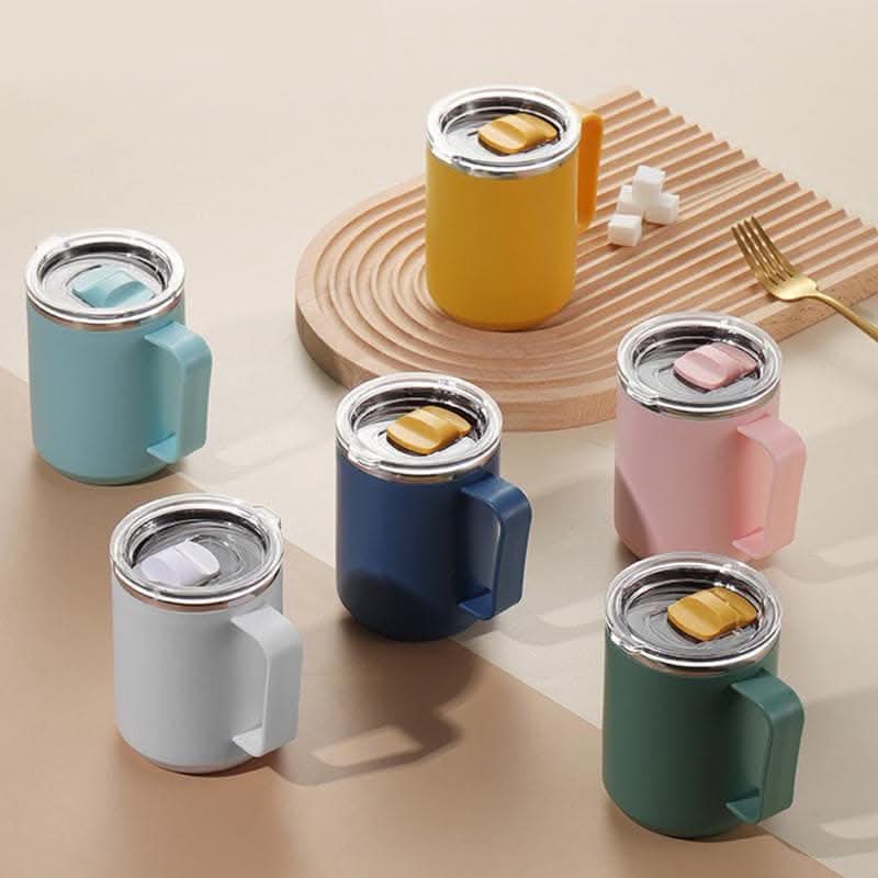 Premium Insulated Stainless Steel Travel Coffee Mug – Spill-Proof and Reusable