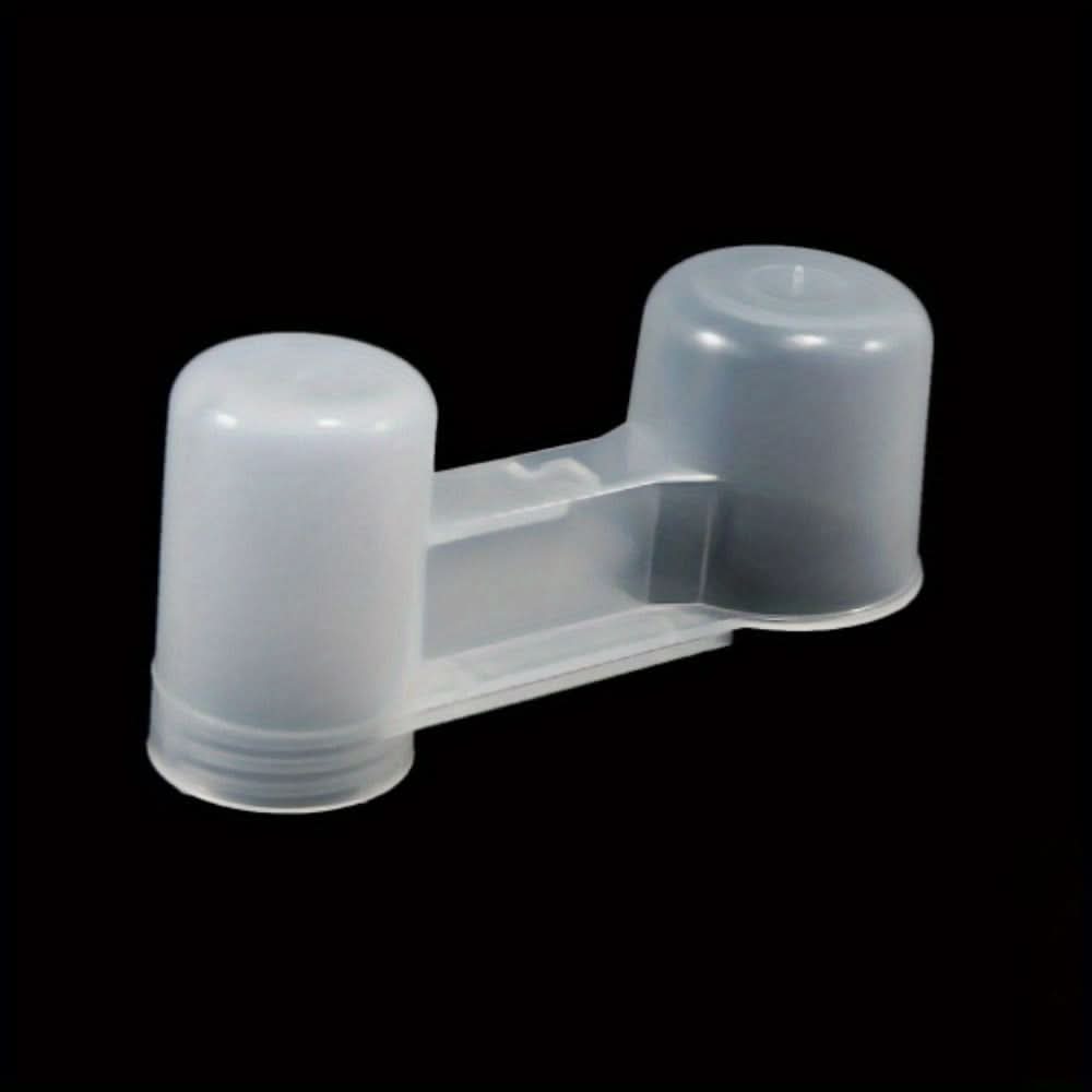 5pcs Transparent Double Nozzle Bird Water Dispenser - Easy-Fill Cage Watering System