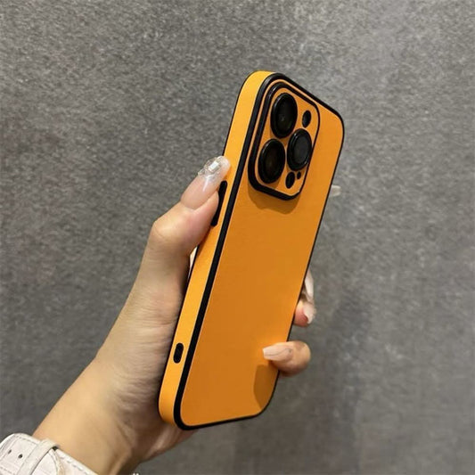 LeatherFit Faux Fur Shockproof iPhone Case