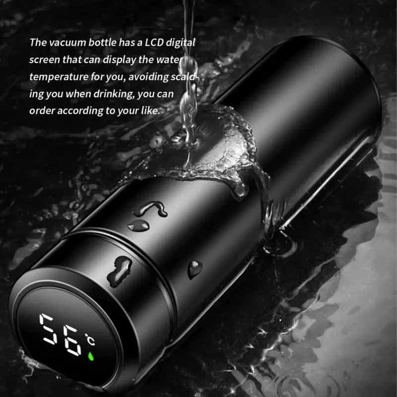 500ml Temperature Display Vacuum Flask – Insulated Water Bottle for Hot & Cold Beverages