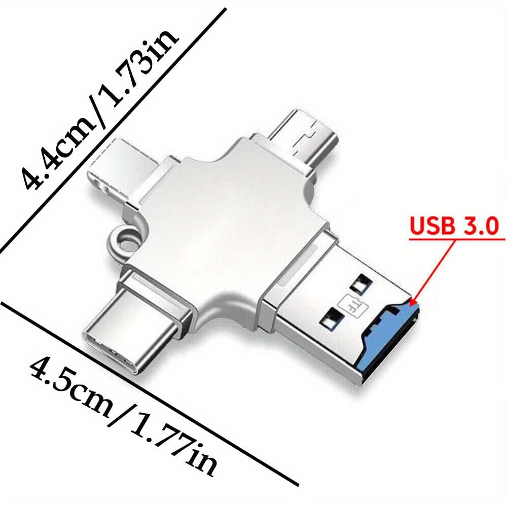 4-in-1 USB 3.0 OTG Flash Drive