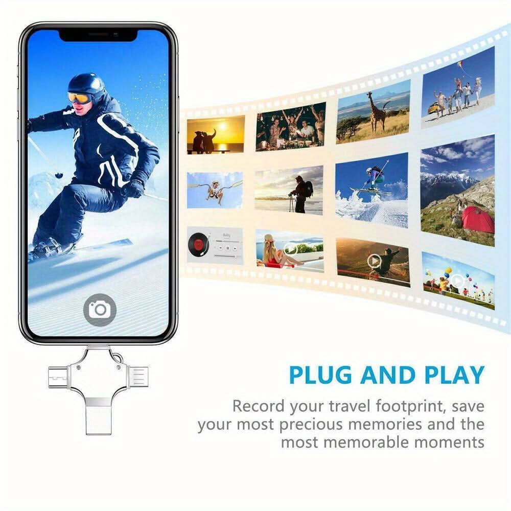 4-in-1 USB 3.0 OTG Flash Drive