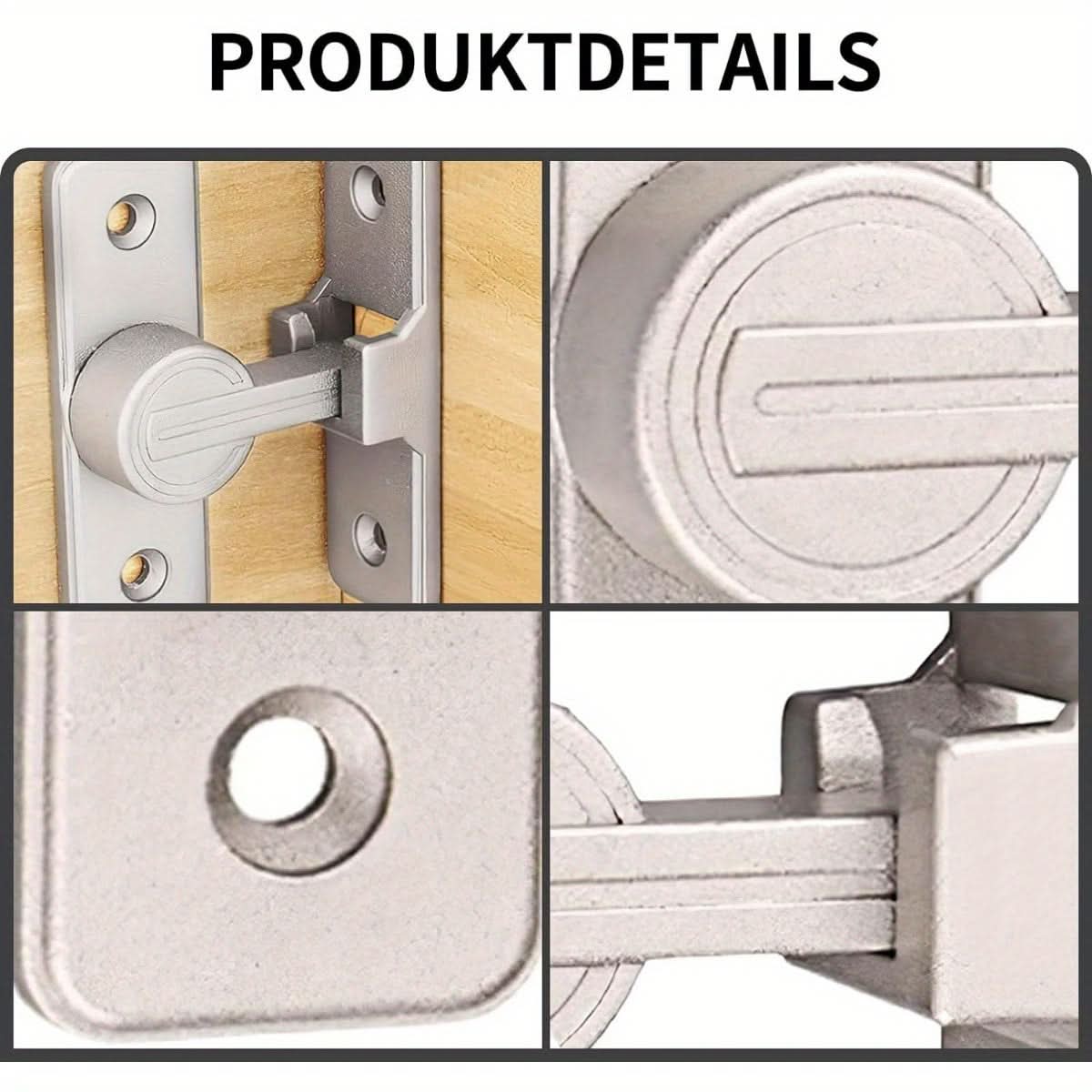 SecureGuard 90-Degree Slide Bolt Lock