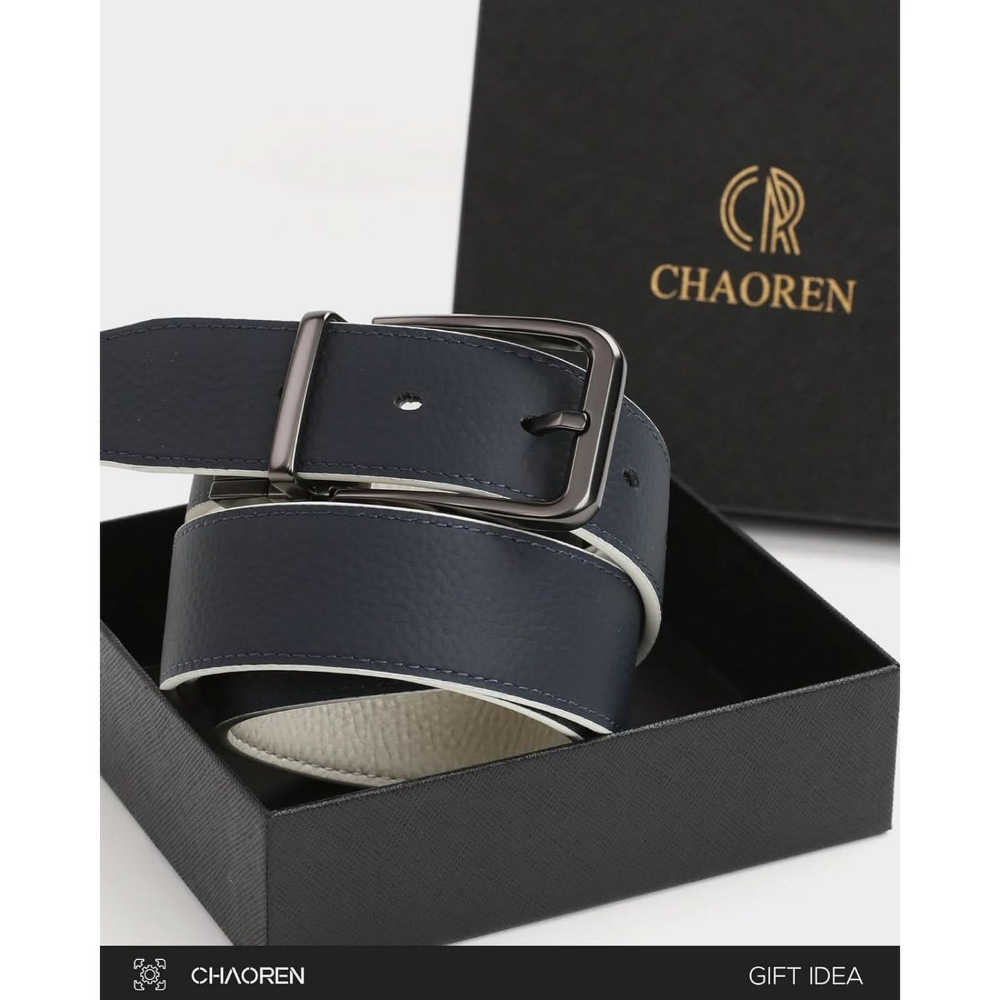 Couple Leather Reversible Belt for Men – 1 3/8" Wide