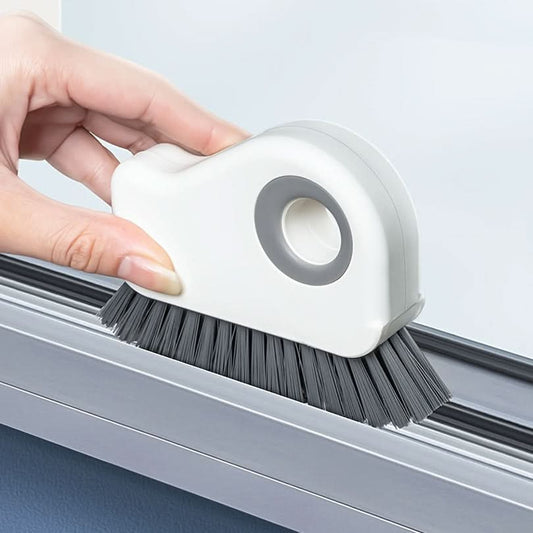 2-in-1 Window Track & Grout Cleaning Brush - Hard Bristle Tool