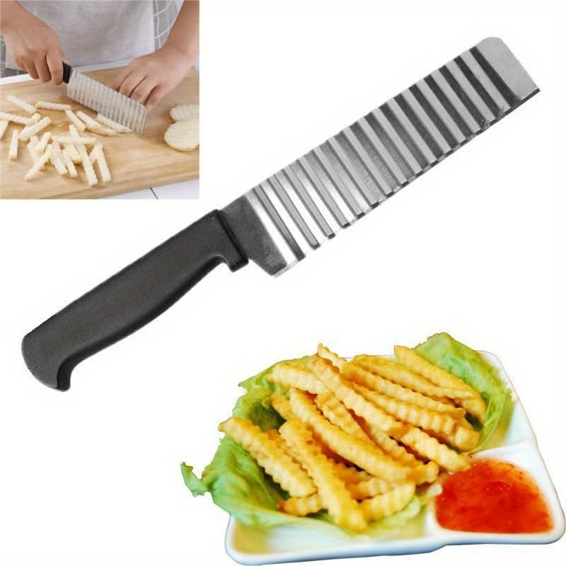 Stainless Steel Wavy Vegetable Cutter Tool
