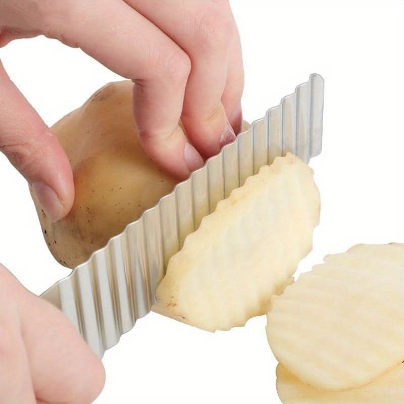 Stainless Steel Wavy Vegetable Cutter Tool