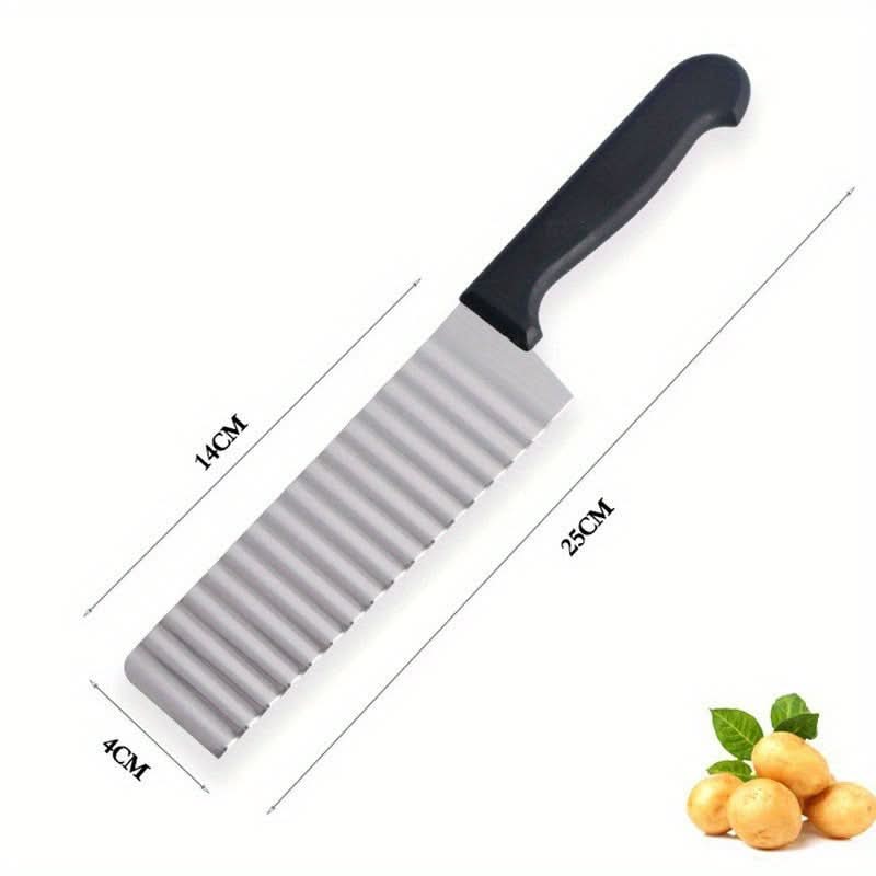 Stainless Steel Wavy Vegetable Cutter Tool