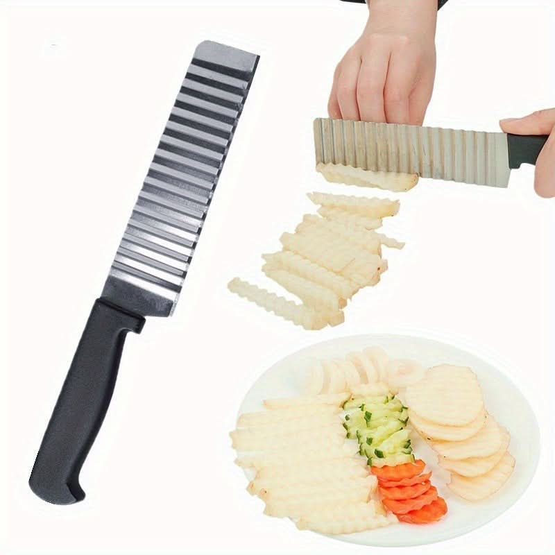 Stainless Steel Wavy Vegetable Cutter Tool