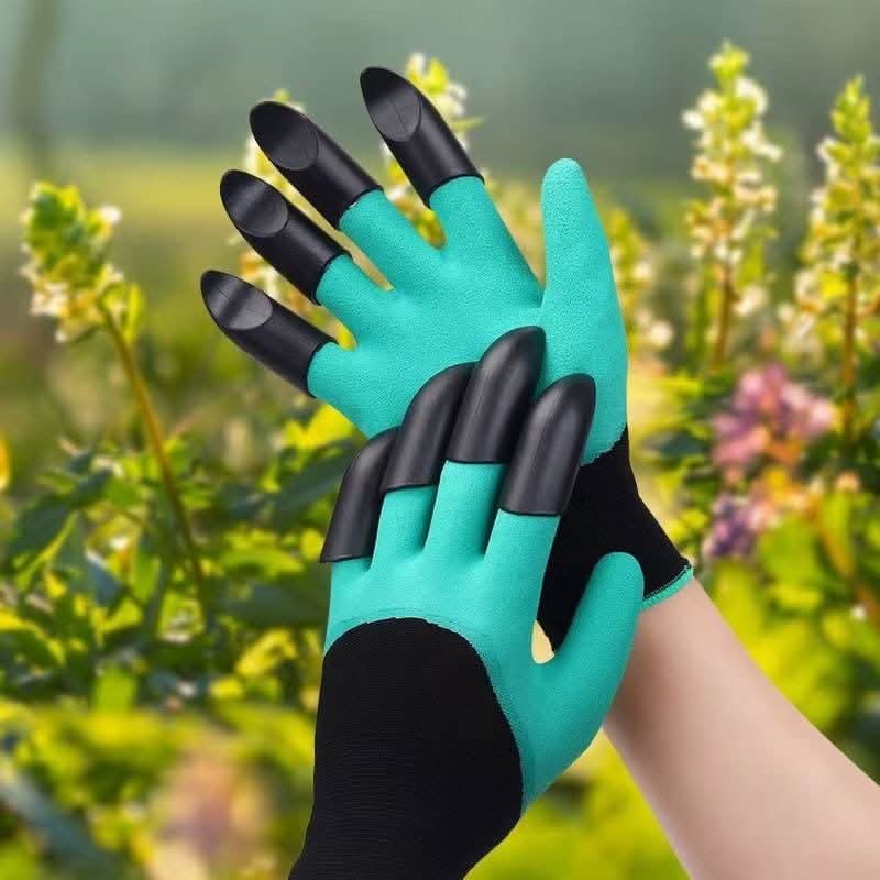Waterproof Garden Gloves with Claws for Digging & Planting