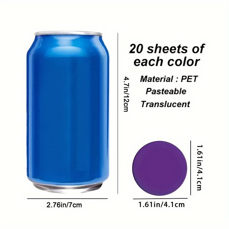 160pcs Transparent Sticky Notes – Round Index Tabs