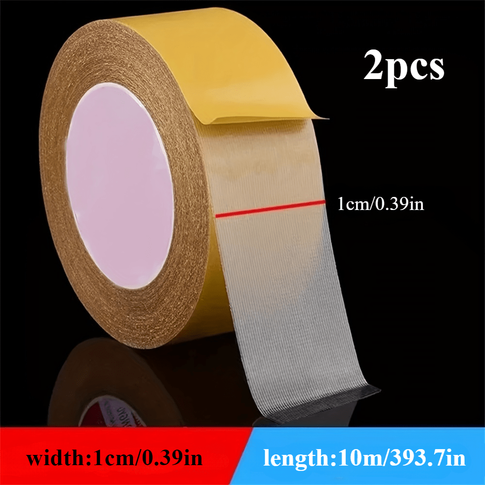 2pcs Heavy Duty Double-Sided Tape with Fiberglass Mesh
