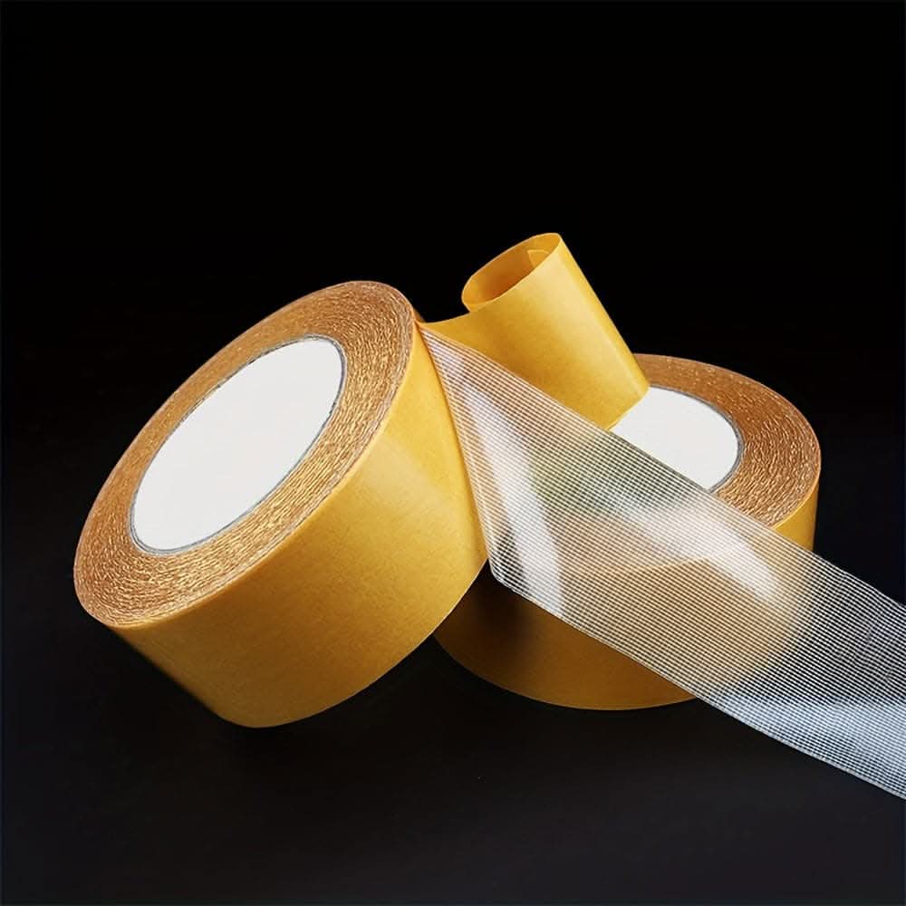 2pcs Heavy Duty Double-Sided Tape with Fiberglass Mesh