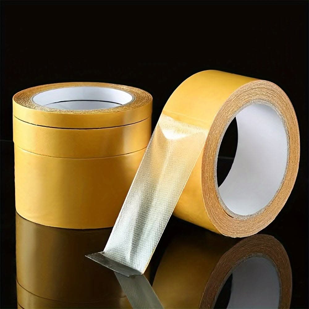 2pcs Heavy Duty Double-Sided Tape with Fiberglass Mesh