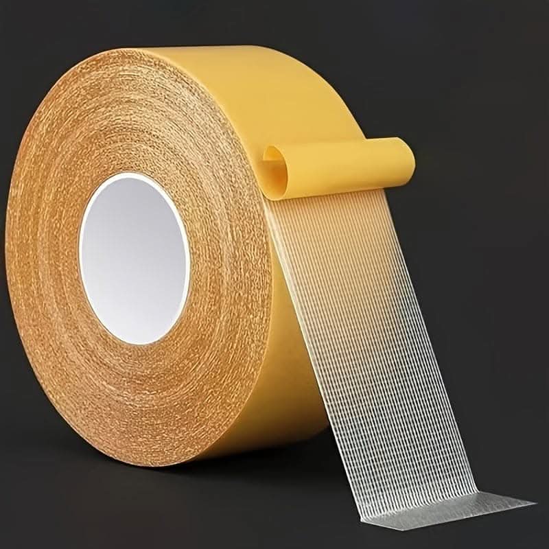 2pcs Heavy Duty Double-Sided Tape with Fiberglass Mesh