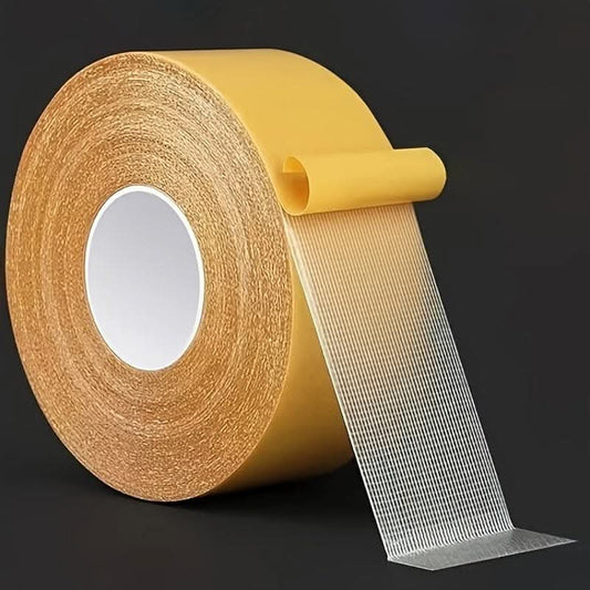 2pcs Heavy Duty Double-Sided Tape with Fiberglass Mesh