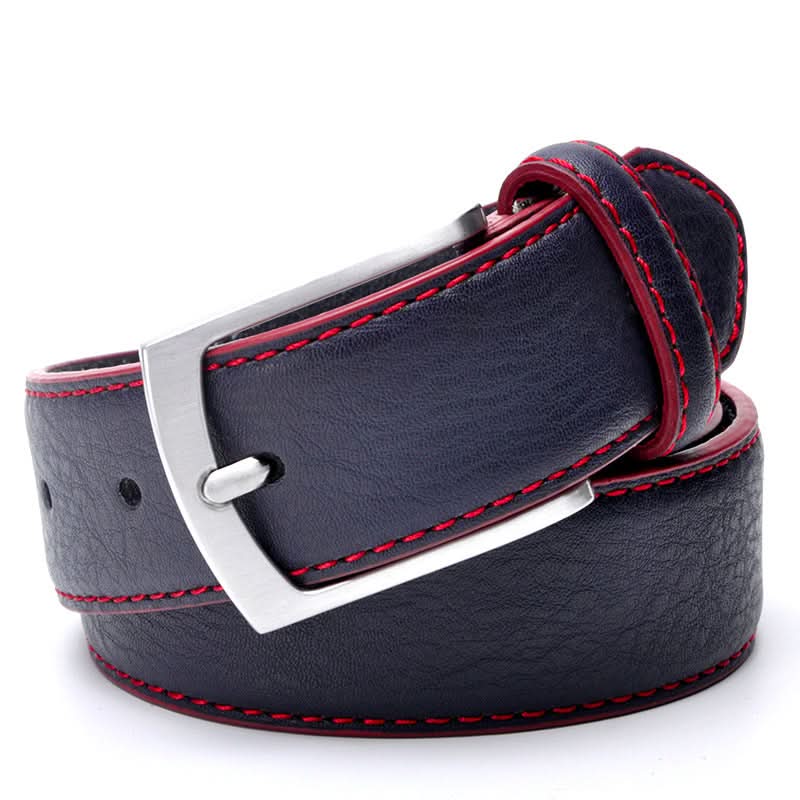 Men’s Leather Pin Buckle Belt – Stylish & Durable