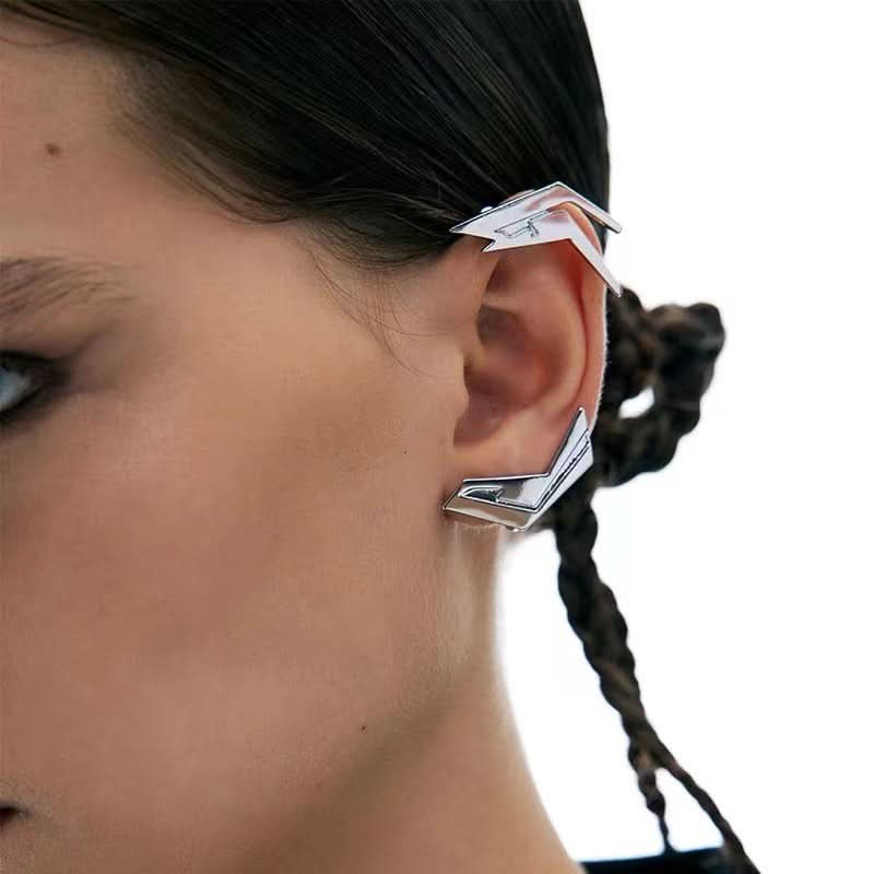 Punk Mechanical Copper Ear Cuff – Unique Left Ear