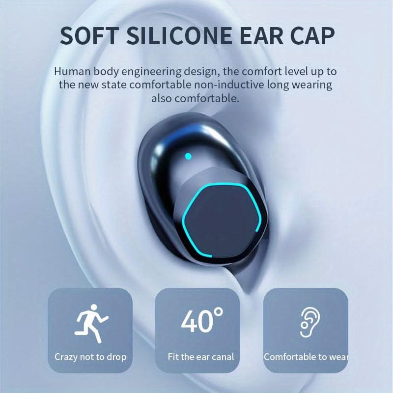 Wireless Earphones with Hi-Fi Sound, Noise Reduction