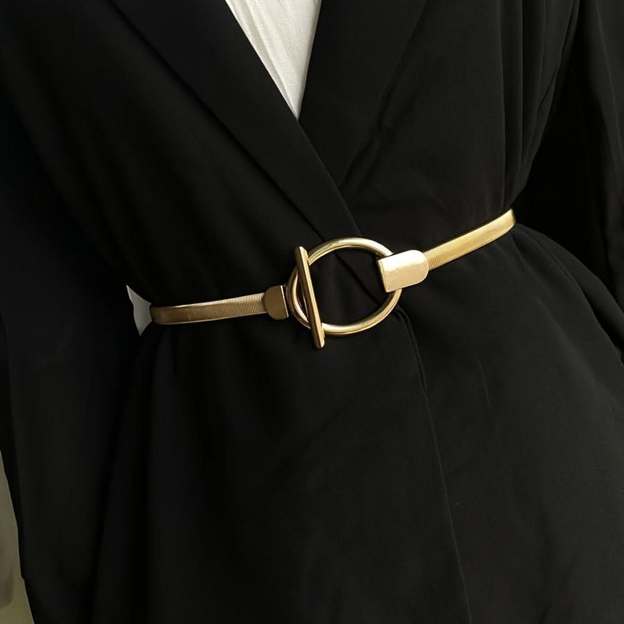Vintage Gold Chain Waist Belt for Women