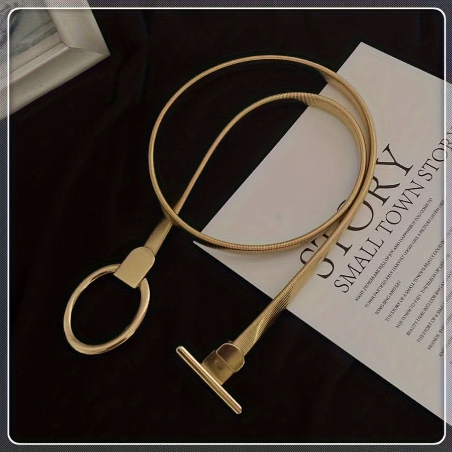 Vintage Gold Chain Waist Belt for Women