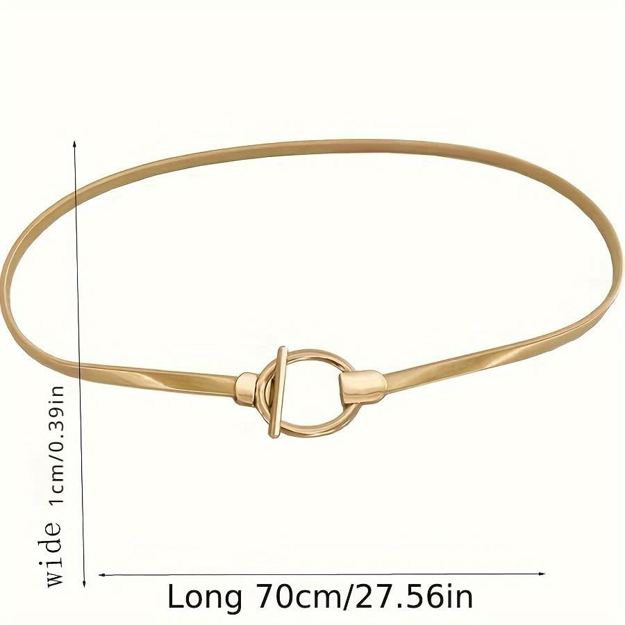 Vintage Gold Chain Waist Belt for Women