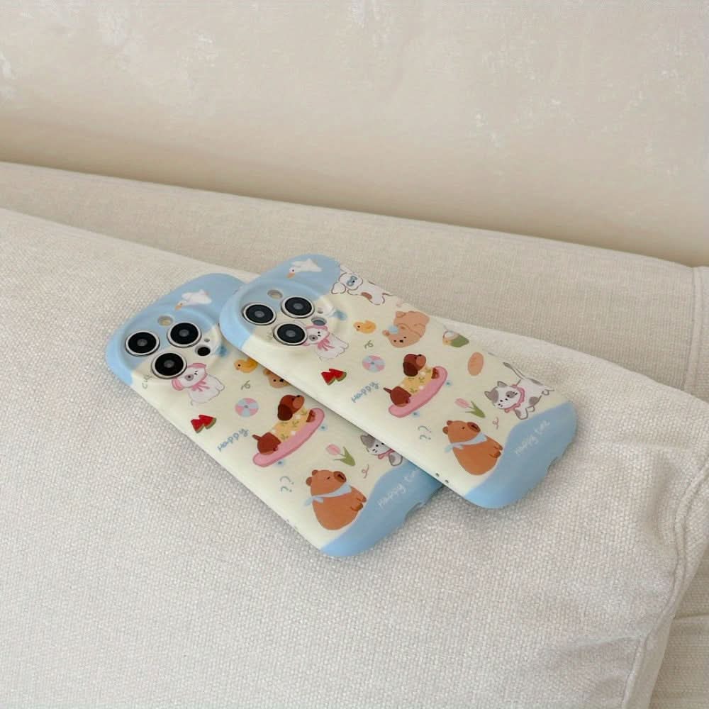 Cartoon Dachshund TPU Phone iPhone Case
