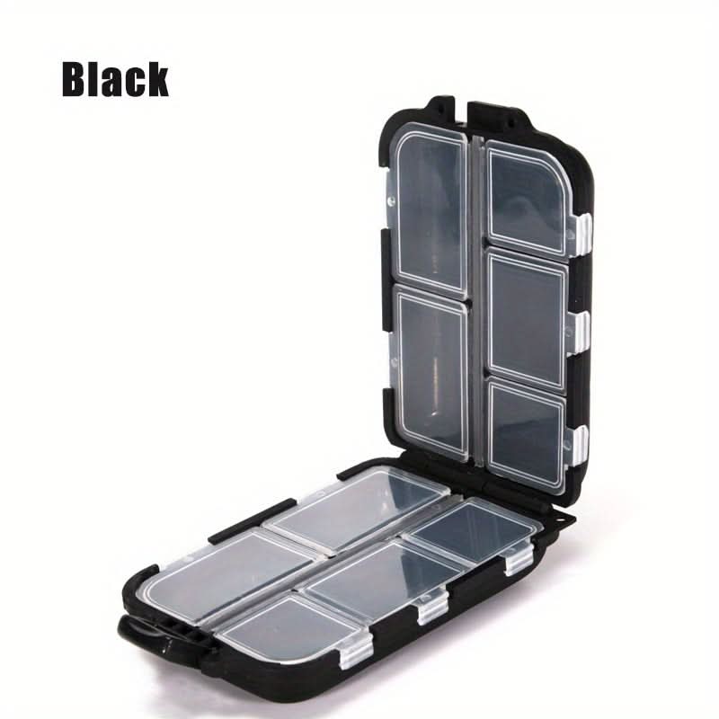 10-Compartment Plastic Organizer Box, Compact Storage