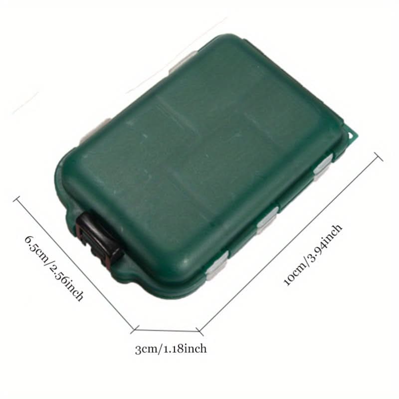 10-Compartment Plastic Organizer Box, Compact Storage
