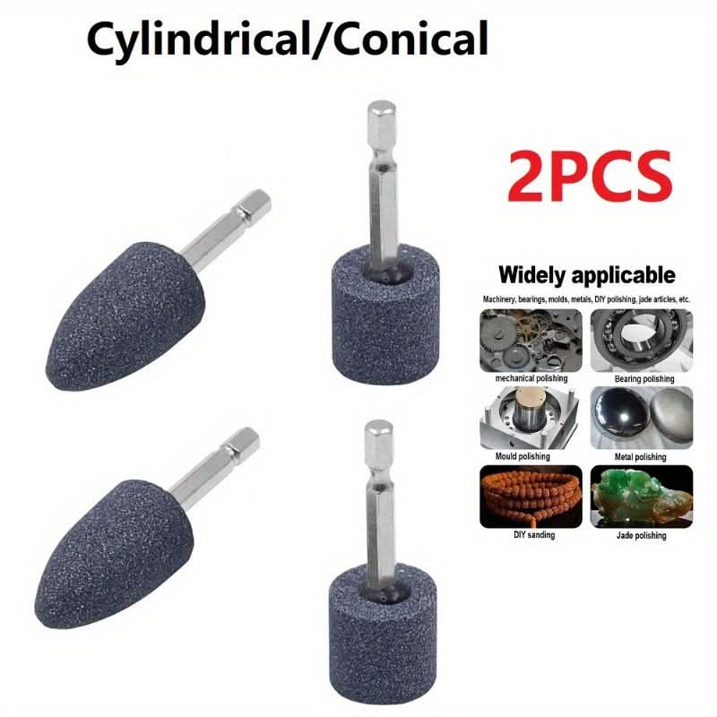 2-Piece Hexagonal Shaft Grinding Drill Tool