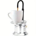 1-Cup Moka Coffee Maker - Mini Italian Stovetop Espresso Maker