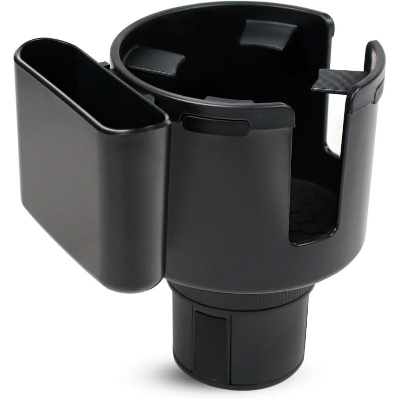 Adjustable Car Cup Holder Expander with Phone Mount