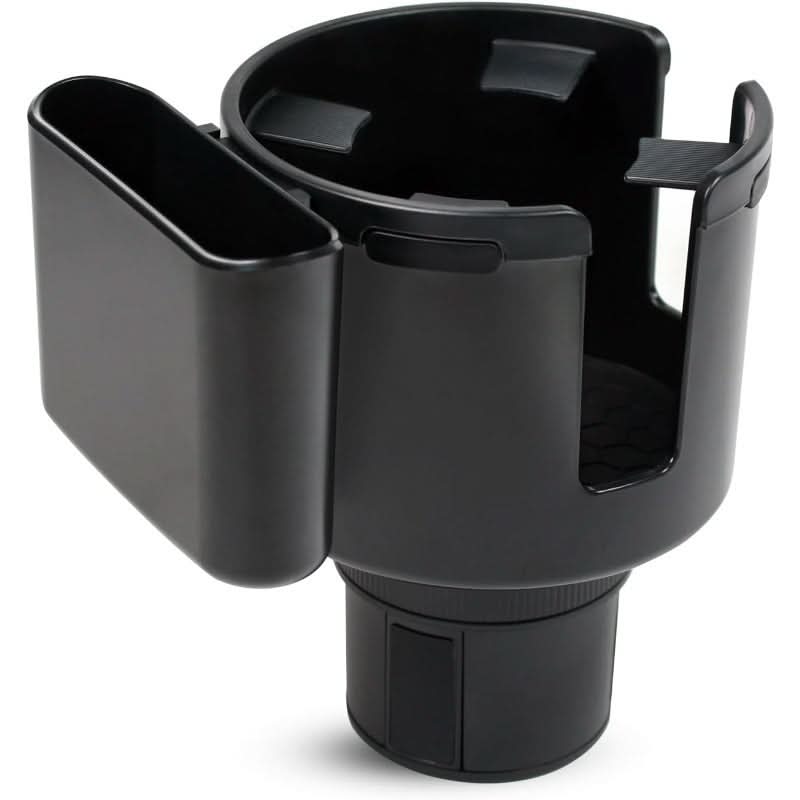 Adjustable Car Cup Holder Expander with Phone Mount