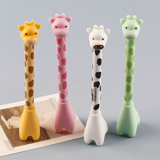 2-Pack Cute Giraffe Gel Pens – Kawaii Stationery
