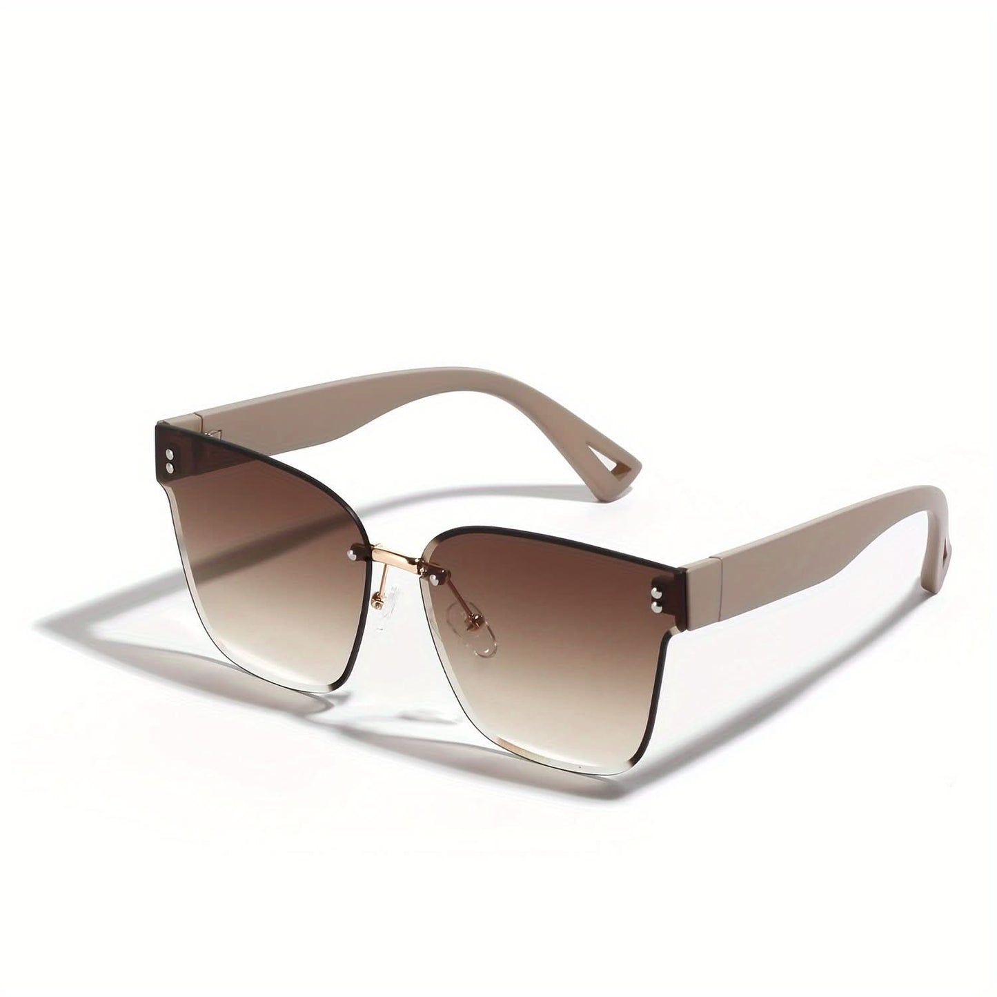 Square Rimless Gradient Sunglasses - Trendy Fashion Eyewear