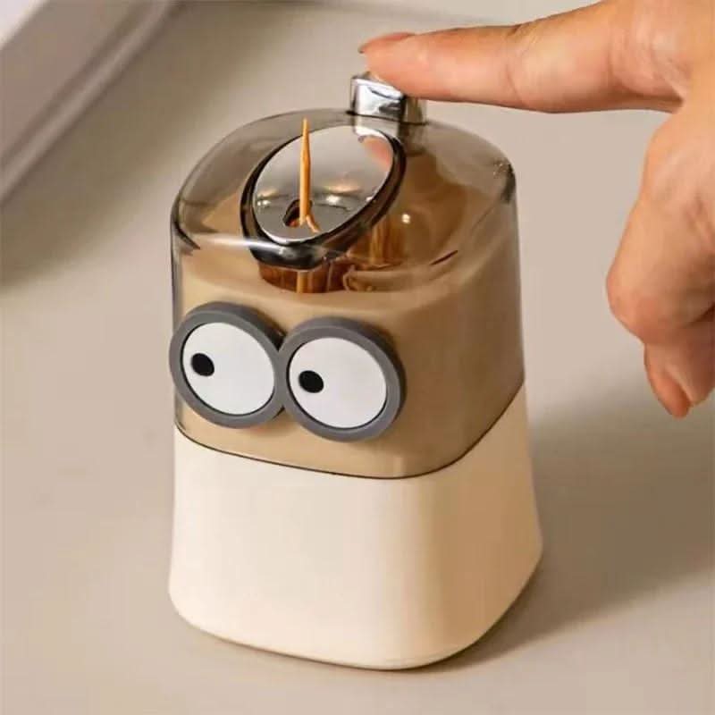 Automatic Pop-Up Toothpick Holder – Push-Top Dispenser
