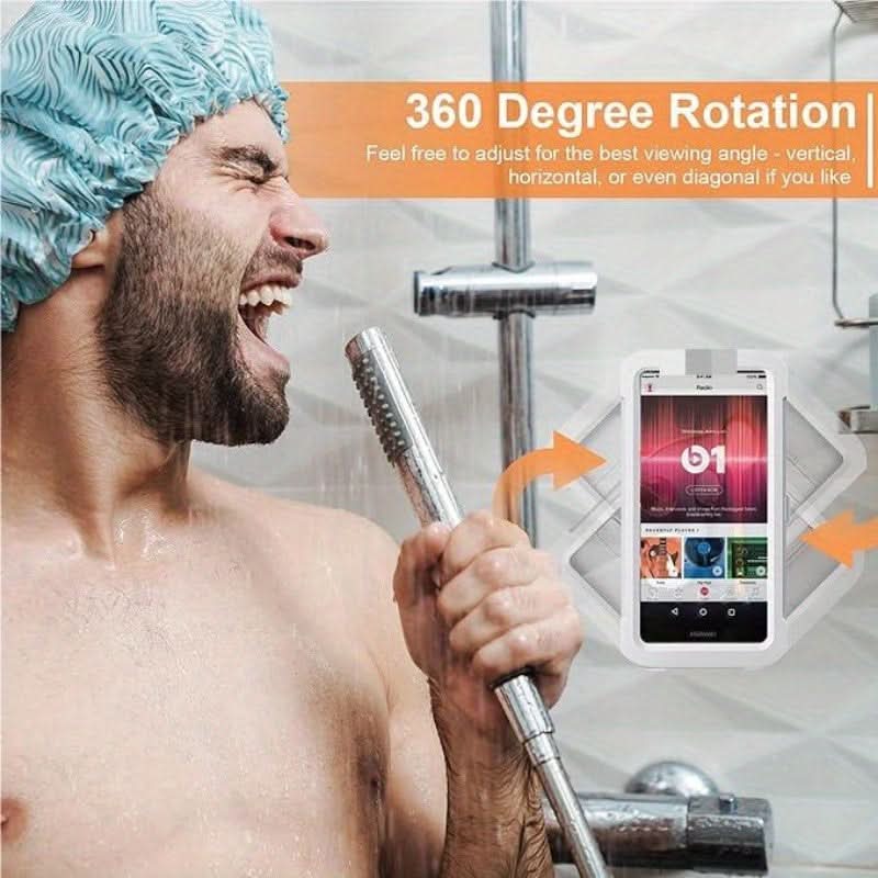Waterproof Wall-Mount Shower Phone Holder