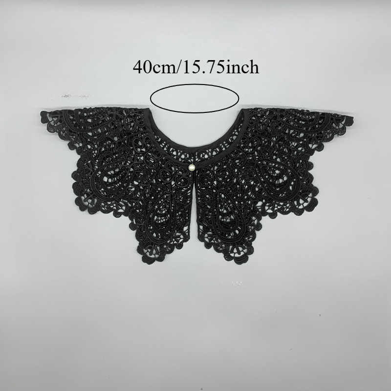 Elegant Detachable Lace Faux Collar Shawl
