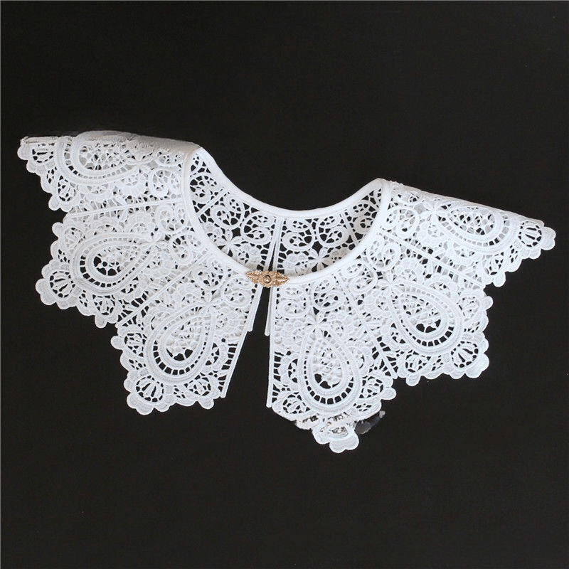 Elegant Detachable Lace Faux Collar Shawl