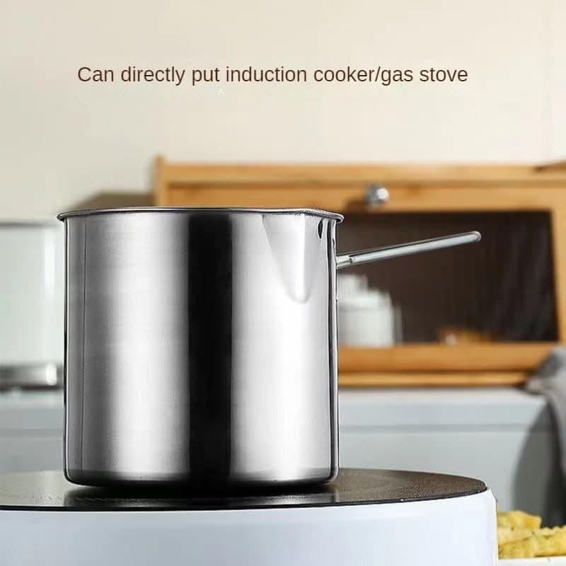Stainless Steel Tempura Fryer - Perfect For French Fries & Chicken, Food-Safe Kitchen Essential