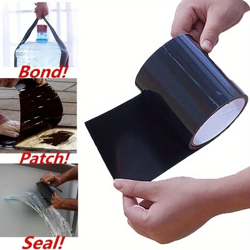 Wide Waterproof Sealant Tape - Heavy-Duty PVC Leak Repair