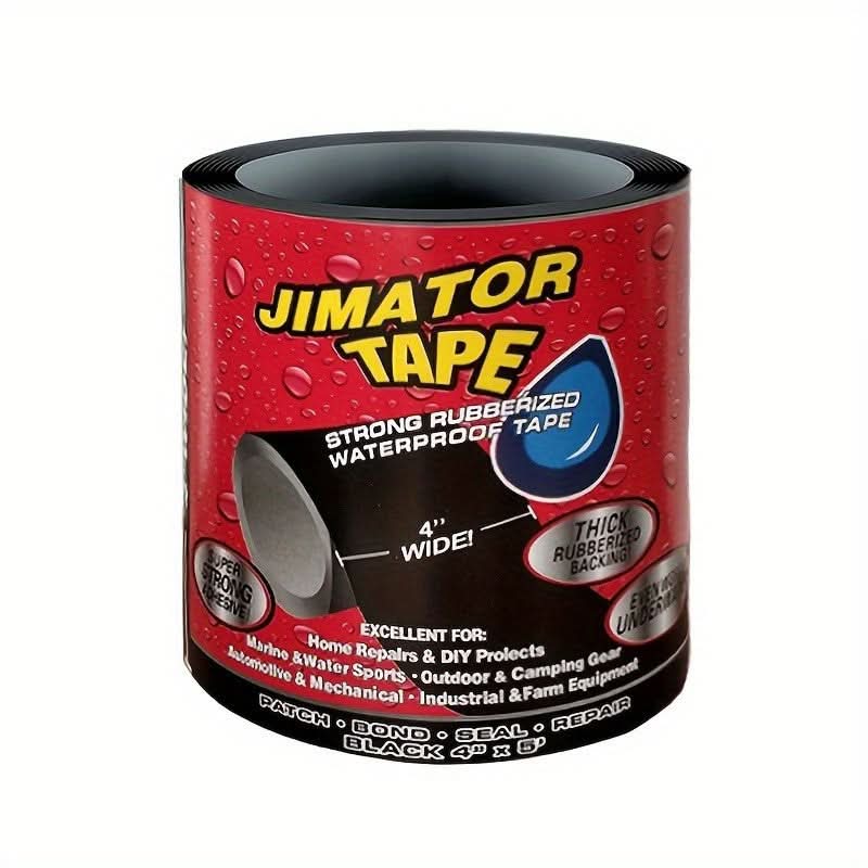 Wide Waterproof Sealant Tape - Heavy-Duty PVC Leak Repair