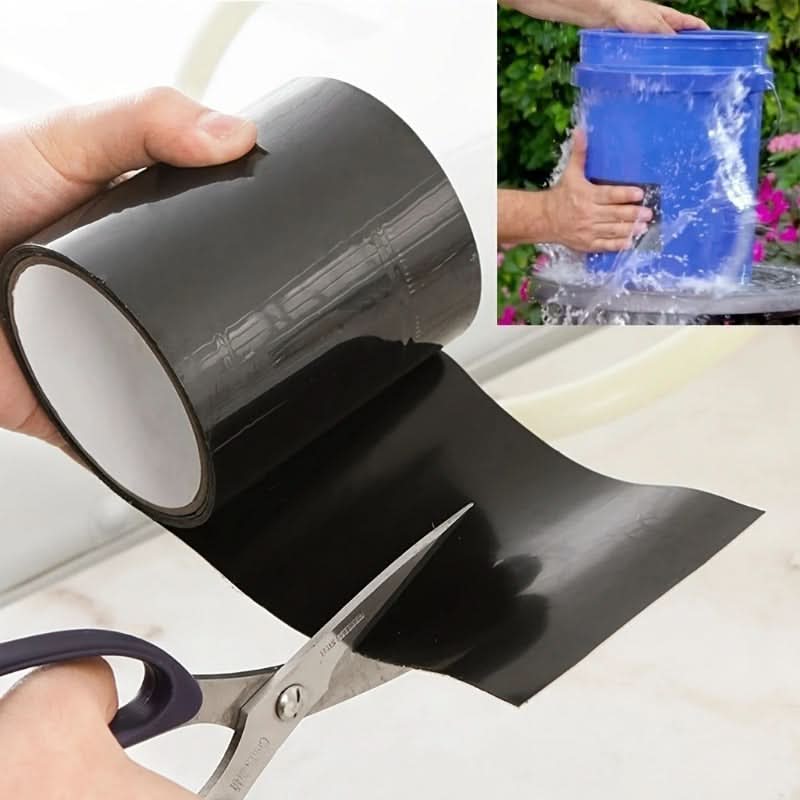 Wide Waterproof Sealant Tape - Heavy-Duty PVC Leak Repair