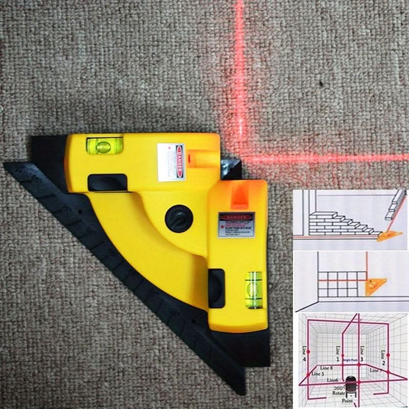Self-Leveling 90° Laser Level Tool
