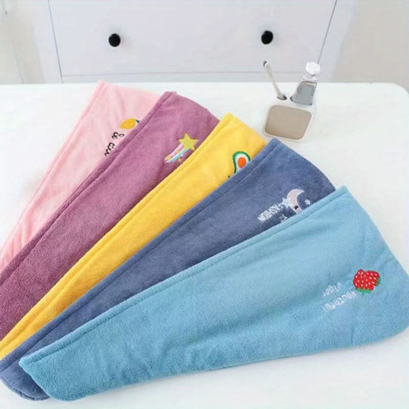 5PCS Quick-Dry Hair Towels for Women & Kids