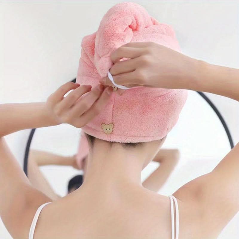 5PCS Quick-Dry Hair Towels for Women & Kids