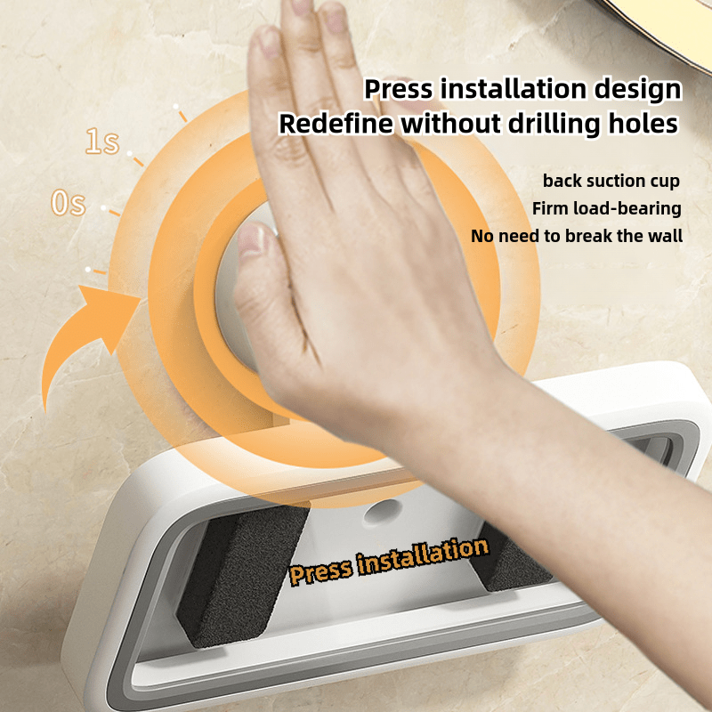 Waterproof Wall-Mounted Phone Holder with Suction