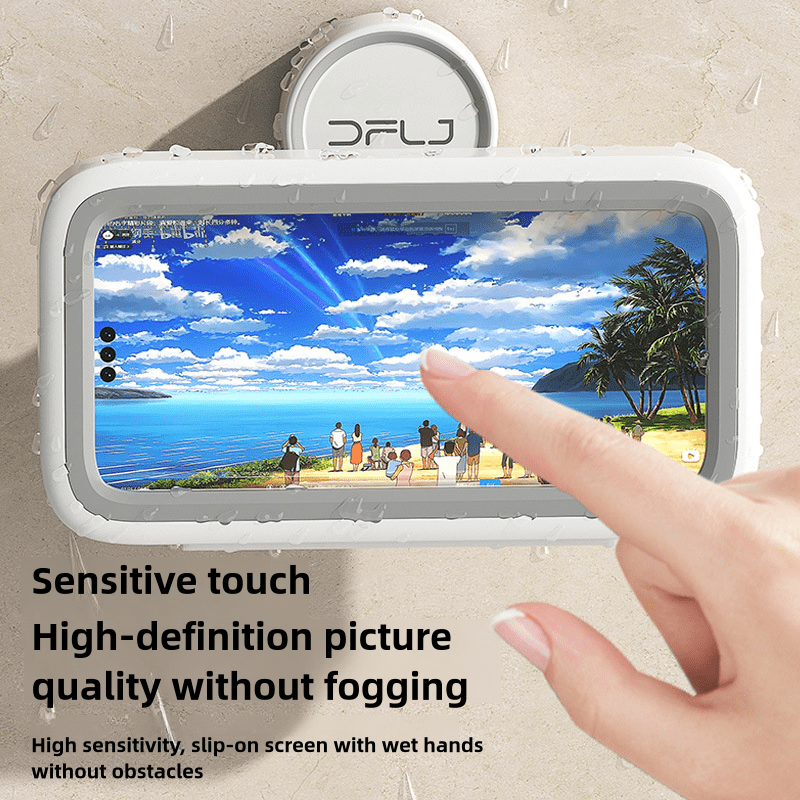Waterproof Wall-Mounted Phone Holder with Suction