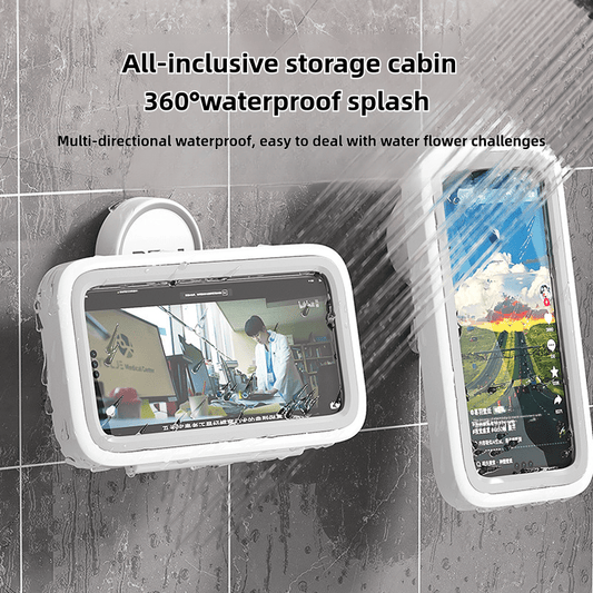 Waterproof Wall-Mounted Phone Holder with Suction